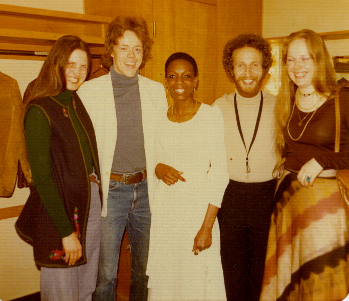 Gurly Niewood, my brother Roy, Esther Satterfield, Gerry Niewood  in Buffalo in mid 70's